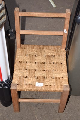 Lot 811 - A child's chair