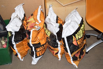 Lot 816 - Four sacks of wood coal