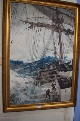 Lot 721 - AFTER MONTAGUE DAWSON, LARGE GILT FRAMED...