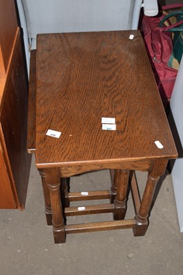 Lot 856 - A nest of three tables