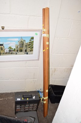 Lot 911 - Four wooden air dryer slats