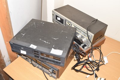 Lot 749 - CD player, stereo cassette, AM/FM tuner and a...