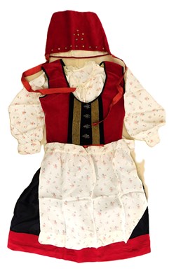 Lot 173 - A child's Icelandic costume, comprised of a...