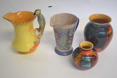 Lot 375 - POOLE VASES & CHARLOTTE RHEAD JUG