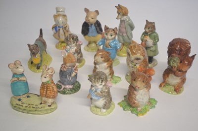 Lot 377 - COLLECTION OF BESWICK BP FIGURES BROWN & GOLD BACKSTAMPS