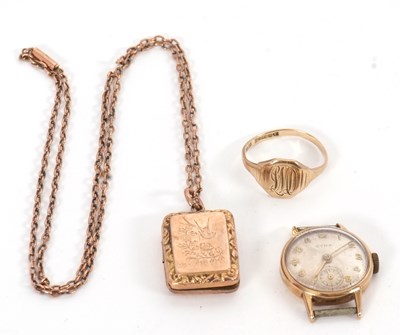Lot 186 - A mixed lot of jewellery: to include a 9ct...