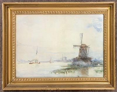 Lot 62 - Moffat Peter Lindner (1852-1949), "Windmill...