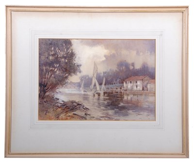 Lot 469 - Frank Southgate RBA (1872-1916), Sailing boats...