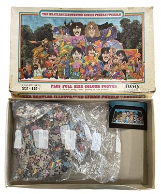 Lot 95 - A vintage Beatles jigsaw puzzle (lacking...
