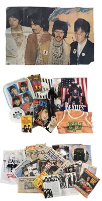 Lot 96 - ONE BOX: Various Beatles memorabilia and...
