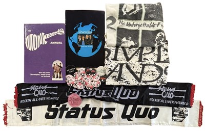 Lot 92 - A collection of vintage music memorabilia, to...