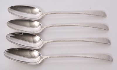 Lot 2 - A set of four Victorian Old English pattern...