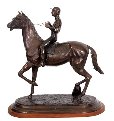 Lot 349 - A large 20th century hollow bronze study of...