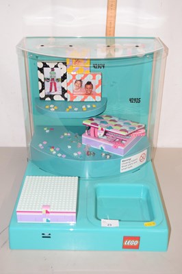 Lot 23 - A Lego Dots display stand