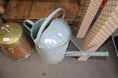 Lot 765 - GALVANISED WATERING CAN