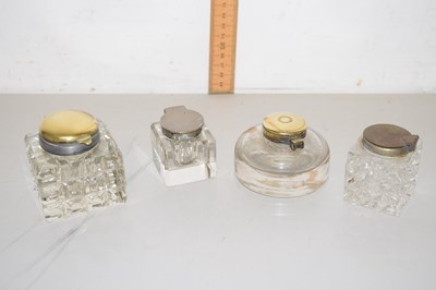 Lot 50 - Box of assorted inkwells