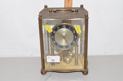 Lot 73 - 20th Century tortion mantel clock
