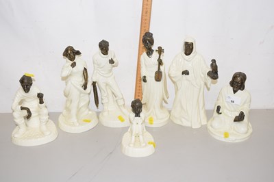 Lot 98 - Group of 20th Century Minton figures The Sage,...