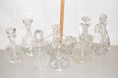 Lot 148 - Mixed Lot: Various decanters and other glass...