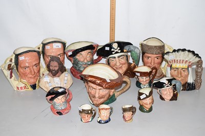 Lot 175 - Collection of Royal Doulton character jugs