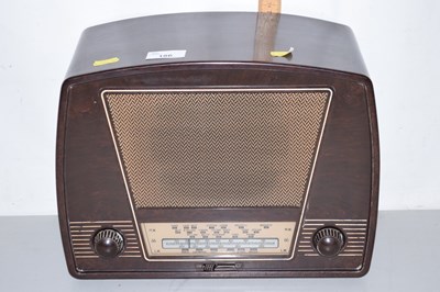 Lot 186 - A Radio Rental model 66 bakelite cased radio