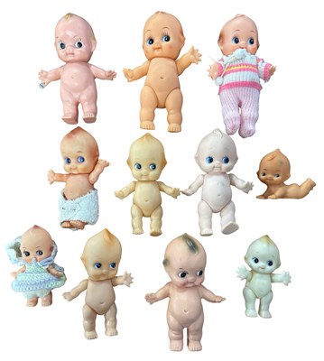 Lot 478 - A collection of Kewpie dolls of various sizes