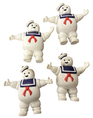 Lot 58 - Four 1984 Pillsbury Doughboy vinyl figures...