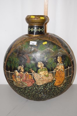 Lot 194 - A large Indian Tole ware vessel decorated with...