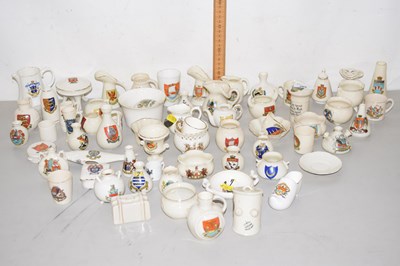 Lot 205 - Collection of various crested china wares