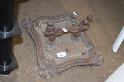 Lot 785 - VICTORIAN CAST IRON BOOT SCRAPER