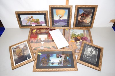 Lot 47 - Collection of framed prints from Maxfield Parrish