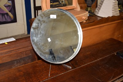 Lot 323 - A steel framed dressing table mirror