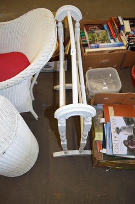 Lot 798 - WHITE PAINTED LAUNDRY RAIL