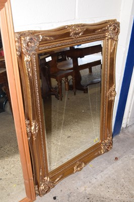Lot 348 - A gilt framed wall mirror