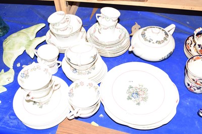 Lot 554 - Quantity of Wedgwood Pembroke pattern tea wares