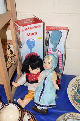Lot 556 - A Chad Valley Astrid doll and two others