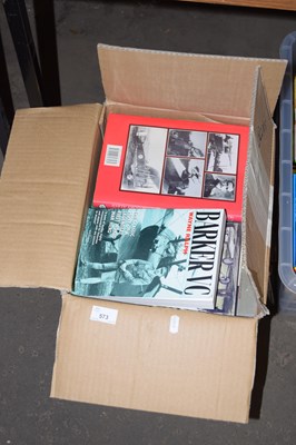 Lot 573 - Box of books war interest