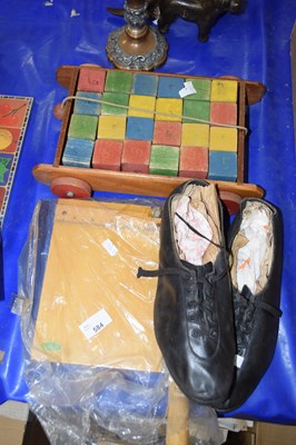 Lot 584 - Mixed Lot: Small guillotine, child's pull...
