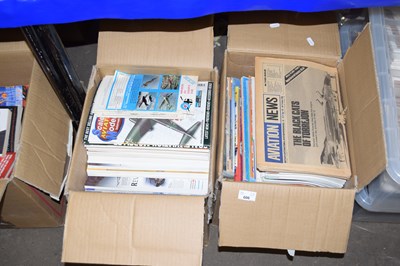 Lot 606 - Two boxes mainly Scale Aviation Modeller...