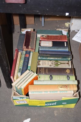 Lot 615 - Box of various vintage books