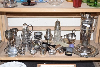 Lot 630 - Collection of various silver plated items to...