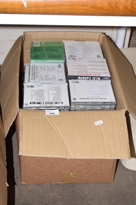 Lot 646 - One box of assorted CD's