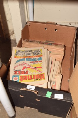 Lot 648 - One box of Hornet, Victor and other comics