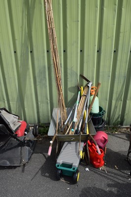 Lot 365 - Mixed Lot: Wheelbarrow, buckets, watering can,...