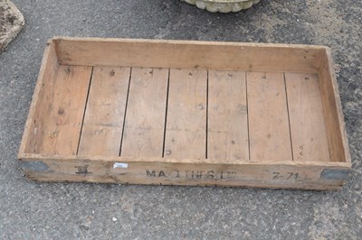 Lot 399 - Vintage wooden fruit crate