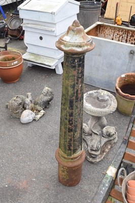 Lot 413 - A cast iron bollard