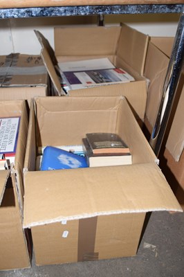 Lot 690 - Two boxes containing various hardback and...