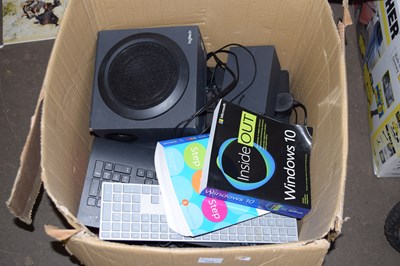 Lot 713 - Box containing various computer and gaming...