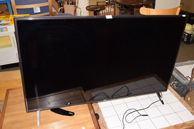 Lot 739 - Large flat screen LG television