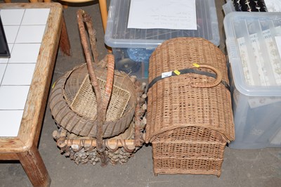Lot 741 - Quantity of various basket ware